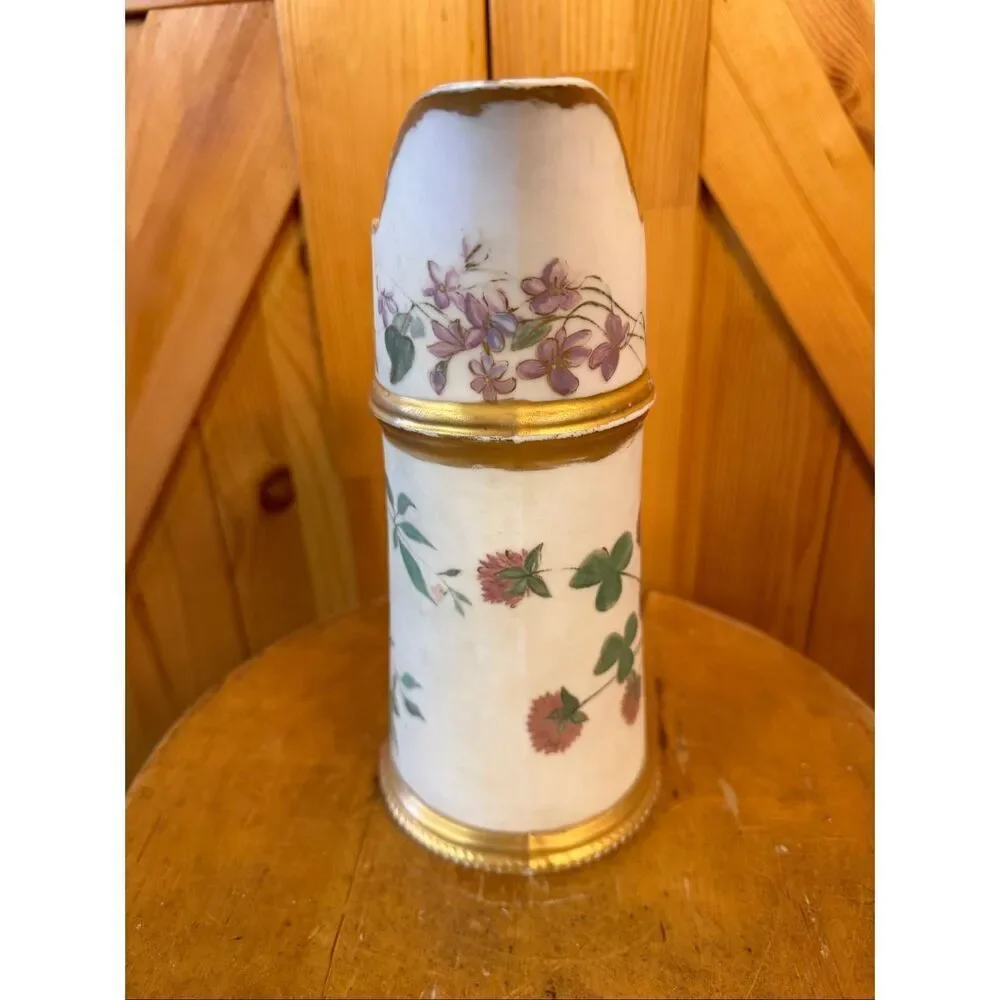Antique T & V Limoges, France Tankard/Jug Floral porcelain (6774)